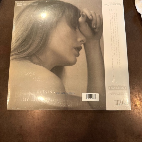 The Tortured Poets Department Vinyl Record “The manuscript” phantom white.target - Picture 3 of 5